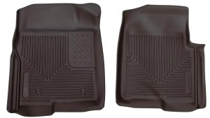 Ford F-150 Floor Liners - Front - Husky Liners - X-act Contour - Black - `09-`12 Ford F-150 Floor Liners - Front - Husky Liners - X-act Contour - Black - `09-`12
